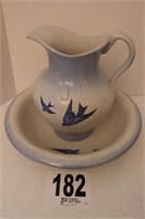 Vintage Buffalo Pottery Heavy Stoneware Bowl &