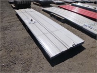 White Metal Roof Panels