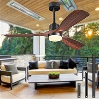 Forrovenco Ceiling Fans With Lights And Remote,