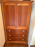 Bassett Wooden Storage Cabinet (matches #264)