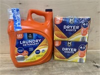 196oz members mark laundry detergent & 2 pack