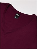 (N) Hanes Womens Short Sleeve V-Neck T-Shirt