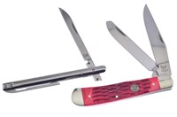 Hen & Rooster Red Pickbone Trapper Set