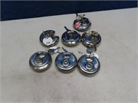 (6) Cylinder Padlocks Locks