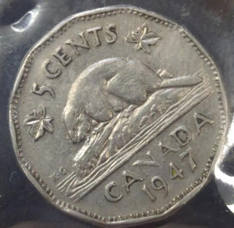 1947 Canadian Nickel