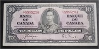 1937 Canada $10 Banknote