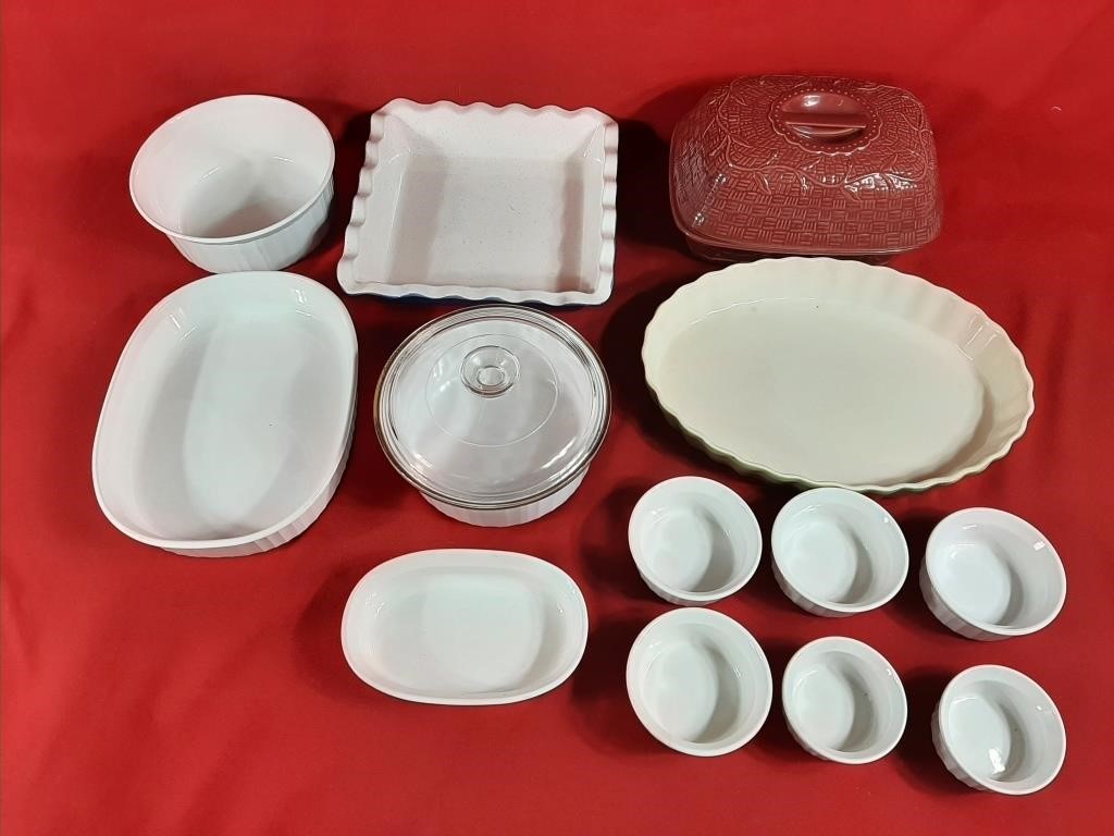 Kitchenware! Including platters and casserole