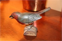 Handcarved Small Finch