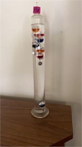 Galileo thermometer 17 inches tall