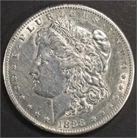 1898-S/S MORGAN DOLLAR AU/BU