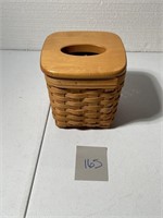 Longaberger Basket Signed 1999 LLW Tissue Holder