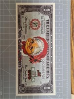 Merry Christmas banknote