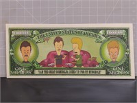 Beavis and Butthead banknote