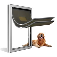 Extra Large Aluminum Dog Door, Weatherproof Dog