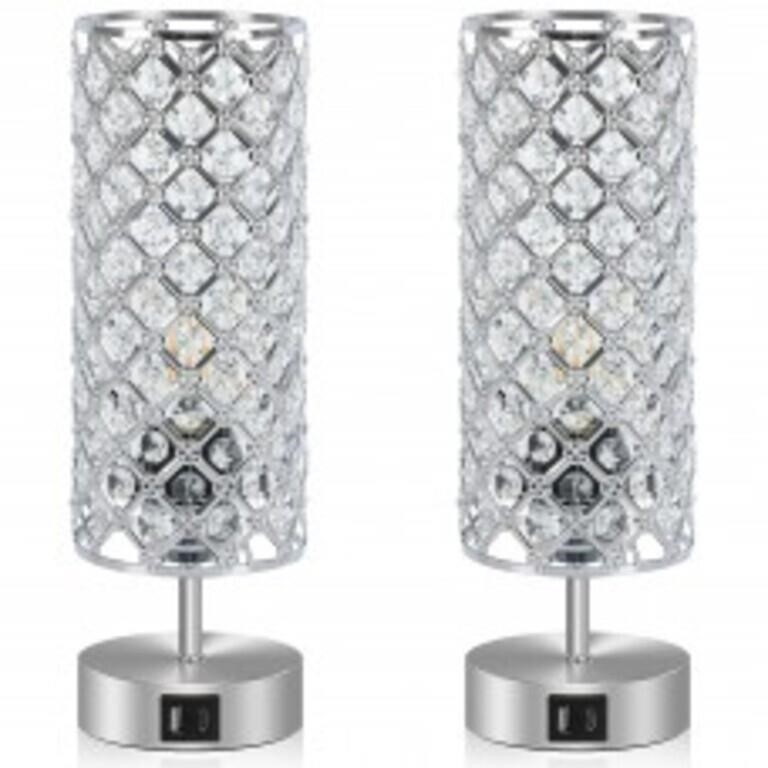 Crystal Touch Control Table Lamp