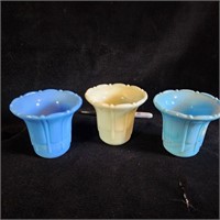 Akro Agate small vases