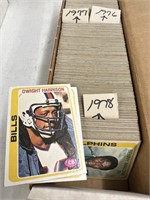 1970's Topps football cards