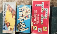 Lot of 3 Antique Boardgames