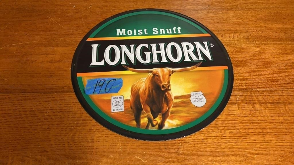Longhorn sign 18”