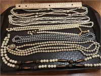 Pearls, & Pearl Like Bead Necklaces