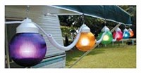 RV Trailer Camper Outdoor Living 6 Light Globes
