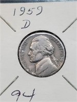 1959-D Jefferson Nickel