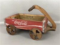 Repurposed Coca-Cola Crate Wagon