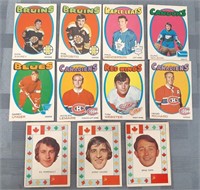 1971-72 O Pee Chee NHL Hockey Trading Card Singles