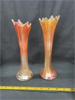 Carnival Glass Vases