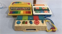Fisher price grand piano, teaching magnet letter