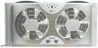 HOLMES DUAL BLADE TWIN WINDOW FAN WITH ONE TOUCH
