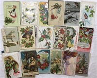 Approx. 100 Antique Christmas Post Cards