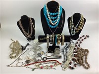 Costume jewelry necklaces, bracelets, Hamilton