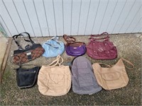 (8) Assorted Women's Purses