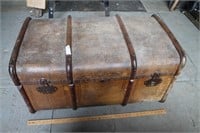 Early Wooden Travel Trunk