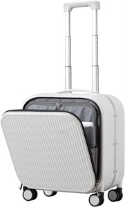 Mixi 18' Suitcase  Spin Wheels  TSA  White