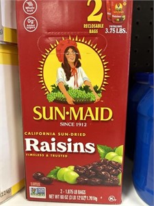 Sun-Maid raisins 2 bags