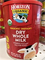 Horizon organic dry whole milk 30.6oz