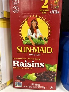 Sun-Maid raisins 2 bags