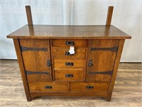 Antique Mission Oak Sideboard Some Wear