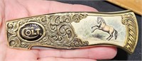 Colt Franklin Mint Collector Knife w Case