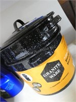 Graniteware 7 1/2 quart blancher - new