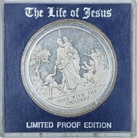 AW Sterling The Life of Jesus Coin - 1.6 oz
