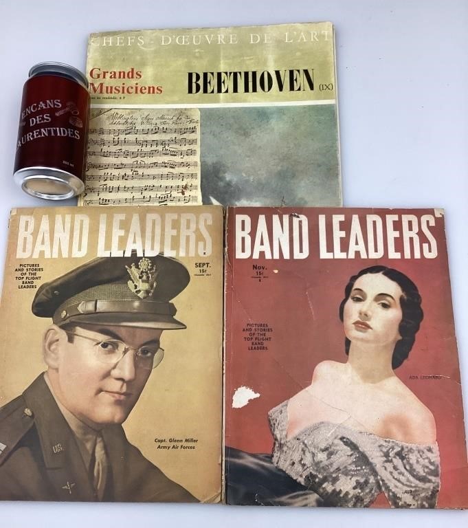 2 magazines Band Leaders de 1944 et magazine