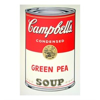 Andy Warhol "Soup Can 11.50 (Green Pea)" Silk Scre
