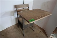 Vintage School Desk-21x14x26"