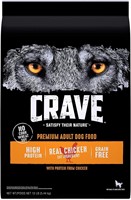 12lb CRAVE Grain Free High Protein Adult Dry Dog