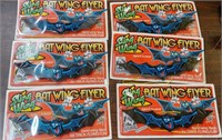 LOT: 6 TOY SLING WINGF BAT WING FLYERS