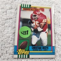 1990 Topps Christian Okoye