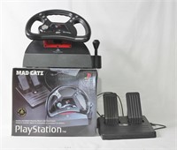 Mad Catz Playstation PS1 Racing Steering Wheel